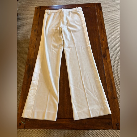 Tory Burch wool cream wide leg slacks woman’s size 6 - Picture 9 of 11